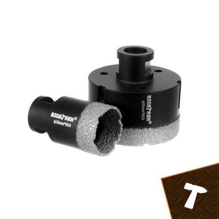 Dimanta kroņurbju komplekts koferī 7 gab. M14 6-68 mm (P27080)