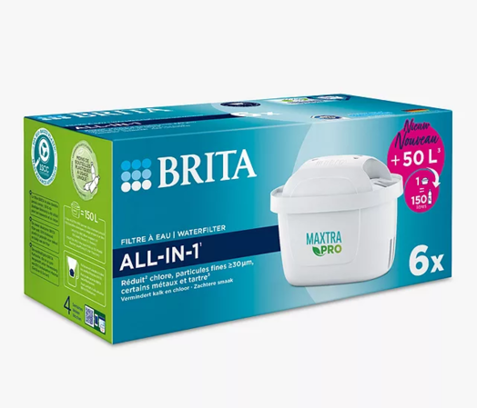 Brita MAXTRA PRO ūdens filtra kārtridžs, 6 gab. (MAXTRA6)