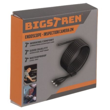 Водонепроницаемая эндоскопная камера 7,9mm 2m Bigstren (P23020)