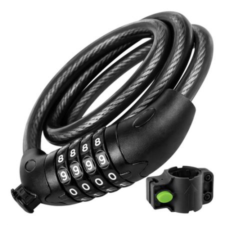 Velosipēda slēdzene ar kodu 120 cm (P27338)