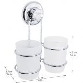 Tatkraft Mega Lock Odr Стаканы для ванной комнаты (20436)