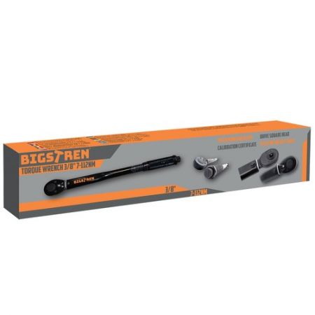 Griezes momenta atslēga 3/8 7-112Nm Bigstren (preces kods P22097/P26079)