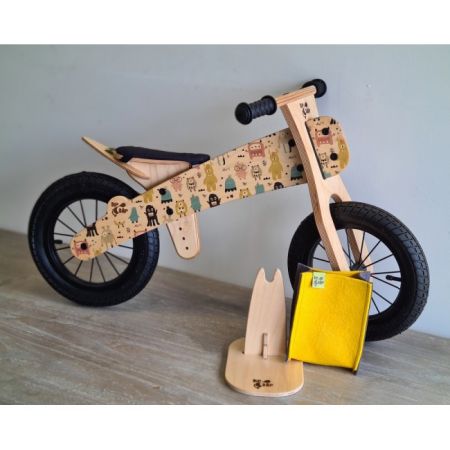 DIP DAP Беговел Mонстрики MS-01/4 + Подарочная сумка и подставка