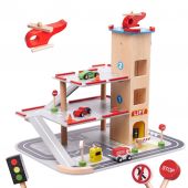 Деревянная многоэтажная парковка для детских игр LULILO (5853/P6526)