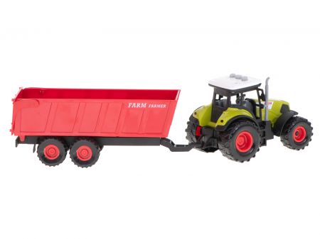 Traktors ar LED piekabi + skaņas efekti (5909)