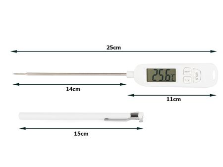 Elektronisks termometrs ar LCD displeju -50 līdz 300 °C  (P07177)
