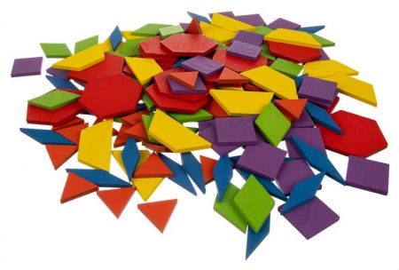 Деревянный пазл Монтессори Tangram 179эл. (P17253)