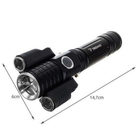 Фонарик T6 на аккумуляторе 600mAh / ZOOM / 300lm (P18369)