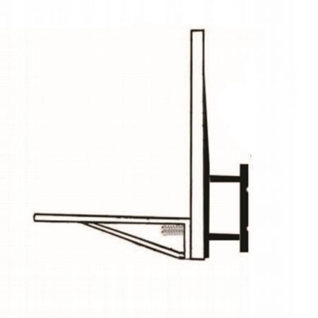 Баскетбольная доска с кольцом Bilaro Juta 110x75см BL62103