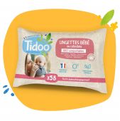 Tidoo Влажные салфетки с календулой, с ароматом ЛОТОСА, 58шт. (3760001760460)