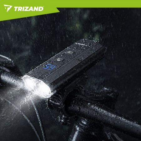 Велосипедный передний и задний фонарь 1300lm 5200mAh USB (P27800)