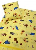 Bērnu gultas veļas komplekts HAPPY POOH (4091)