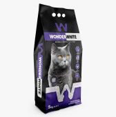 Wonder White Lavender - комкующийся наполнитель для кошачьего туалетов с ароматом лаванды 5кг/5,9л (8682162004724)