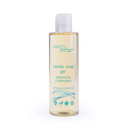 WAVES Pacifique Кастильский гель для душа Bergamot & Lemongrass, 200 мл
