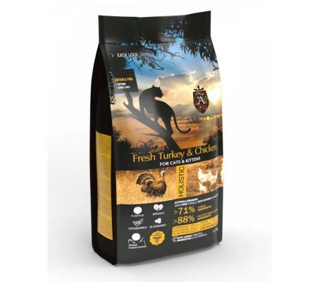 Ambrosia Сухой корм для котят и котов GRAIN FREE KITTEN FRESH TURKEY & CHICKEN 1.5KG (5214001832224)