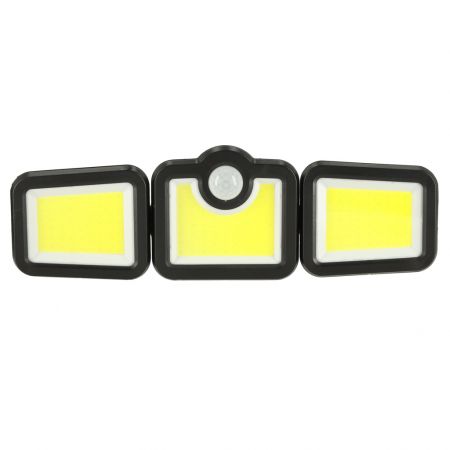 Āra lampa ar saules bateriju ar kustības un krēslas sensoriem 171 LED (preces kods 3091)