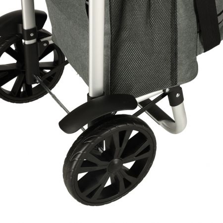 Salokāmā soma iepirkumiem uz riteņiem 40l 100cm (preces kods 3141) pelēka