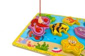 Деревянная развивающая игра-рыбалка на магнитах (P7796)