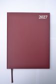 Plānotājs STANDARD 2027 PVC, A4,  bordo krāsa (Baltic) (100-05790)