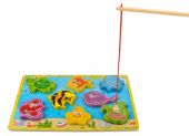 Деревянная развивающая игра-рыбалка на магнитах (P7796)