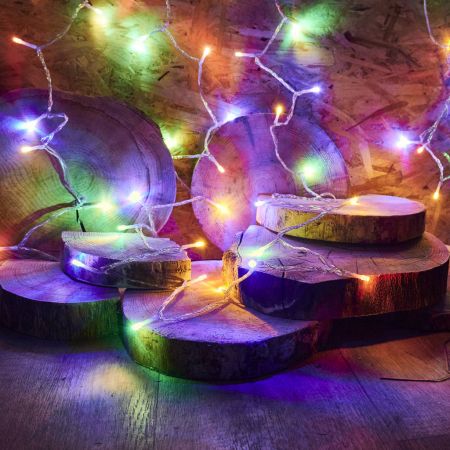 Ziemassvētku virtene 10m 100LED ar pulti (5234)