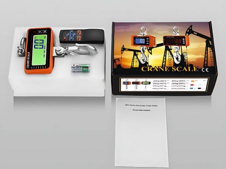 Весы для крюка крана 500 кг LCD с пультом (P17146)