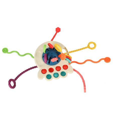 Montessori Sensora rotaļlieta - zobgrauznis blue (4602)