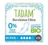 Tadam Higiēniskās Paketes ar spārniņiem Ultra super, 12gab (3760001764185) Super + x12