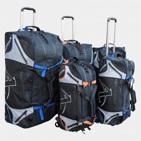 Arawaza Tehniskā sporta soma Soma uz riteņiem M izmērs Blue/Black
