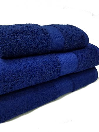 Махровое полотенце LUX dark blue (4000)