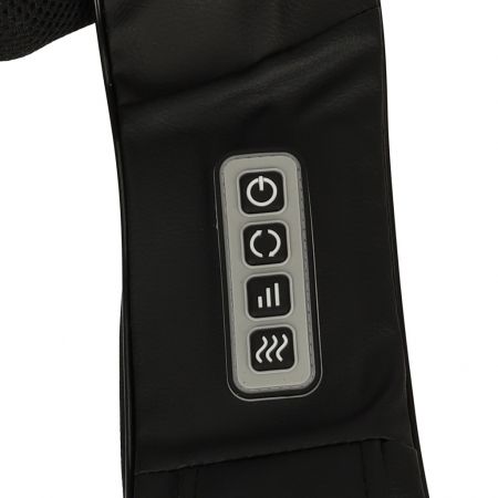 Массажер для шеи и спины Shiatsu черный (4622)