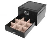 Чемоданчик для ювелирных украшений P8898 черный цвет