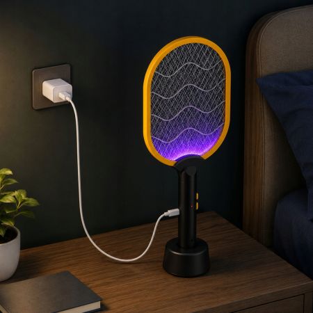 Elektriskais mušu sitamais - slazds uzlādējams UV (P24668)