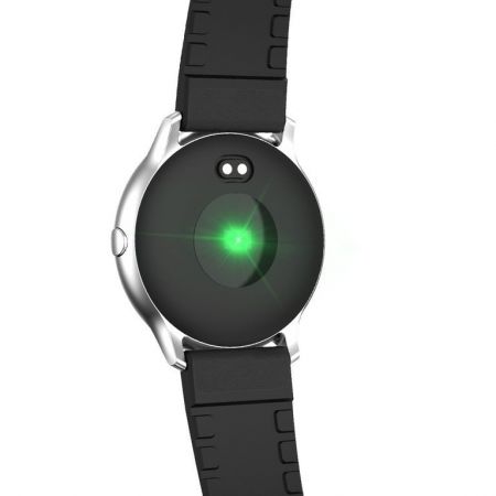 Gino Rossi Smartwatch G.RSWSF1-3C1-1 silver/black + дополнительный БРАСЛЕТ (zg309a)