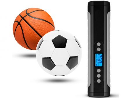 Elektriskais sūknis automašīnām, velosipēdiem un bumbām LCD 10bar (P14500)