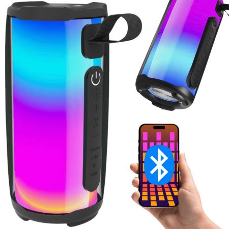 Pārnēsājamais bezvadu skaļrunis Bluetooth Boombox RGB (P06359)