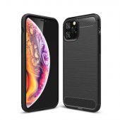 TakeMe Супер тонкий и прочный TPU чехол-крышка с эффектом КАРБОНА для Apple iPhone 11 (6.1