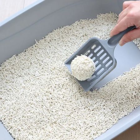 UNIQ PETS CAT LITTER TOFU biodegradable natural - комкающийся натуральный гранулированный наполнитель для кошачьего туалета без запаха 5 кг / 12 л (5906893243379)