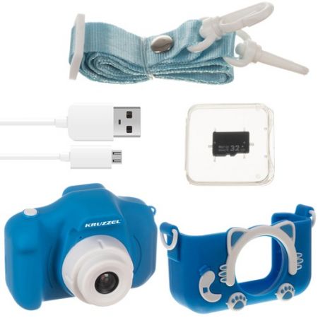 Мини фотокамера дигитальная 32GB синяя P22295