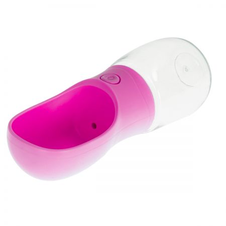 Suņu pudele-bļoda 350ml pink