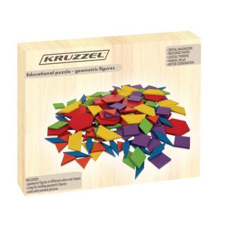 Деревянный пазл Монтессори Tangram 179эл. (P17253)