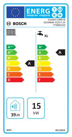 Bosch Газовое отопительное оборудование конденсационного типа Condens GC2300iW 15/25 C (7736901535)