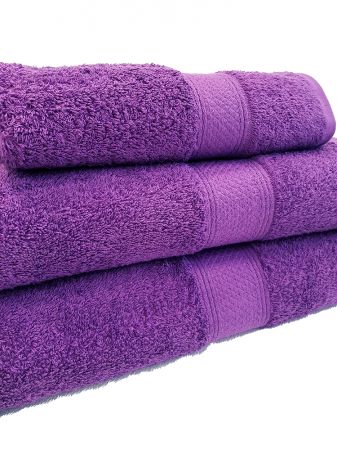 Махровое полотенце LUX violet (4146)