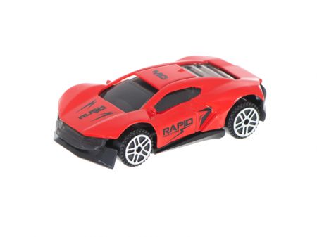 Гоночный автомобиль металлический красный 6.5см (5586)