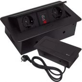 Розетка скрытая в столешнице USB двойная (код товара P21446)
