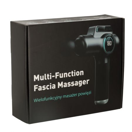 Masāžas pistole + 8 uzgaļi + USB + soma (3713)