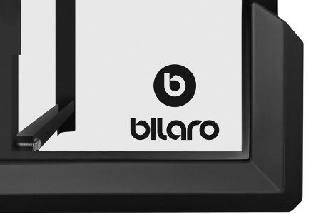 Щит баскетбольный Bilaro Dakota 120x80 см, с кольцом и сеткой BL62102