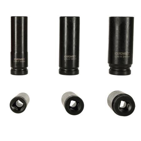 Головки ударные 1/2'' 10-24 мм набор из 10 шт. (4723)