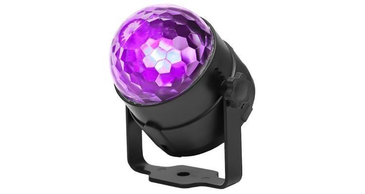 Диско световой шар LED + пульт PZS48/P7056