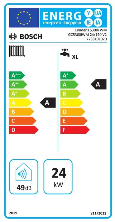 Bosch Газовое отопительное оборудование конденсационного типа GC5300iWM 24/100S (7738101021)